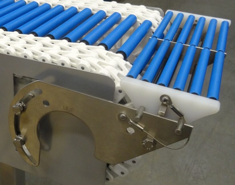 Standard gravity roller transfer unit
