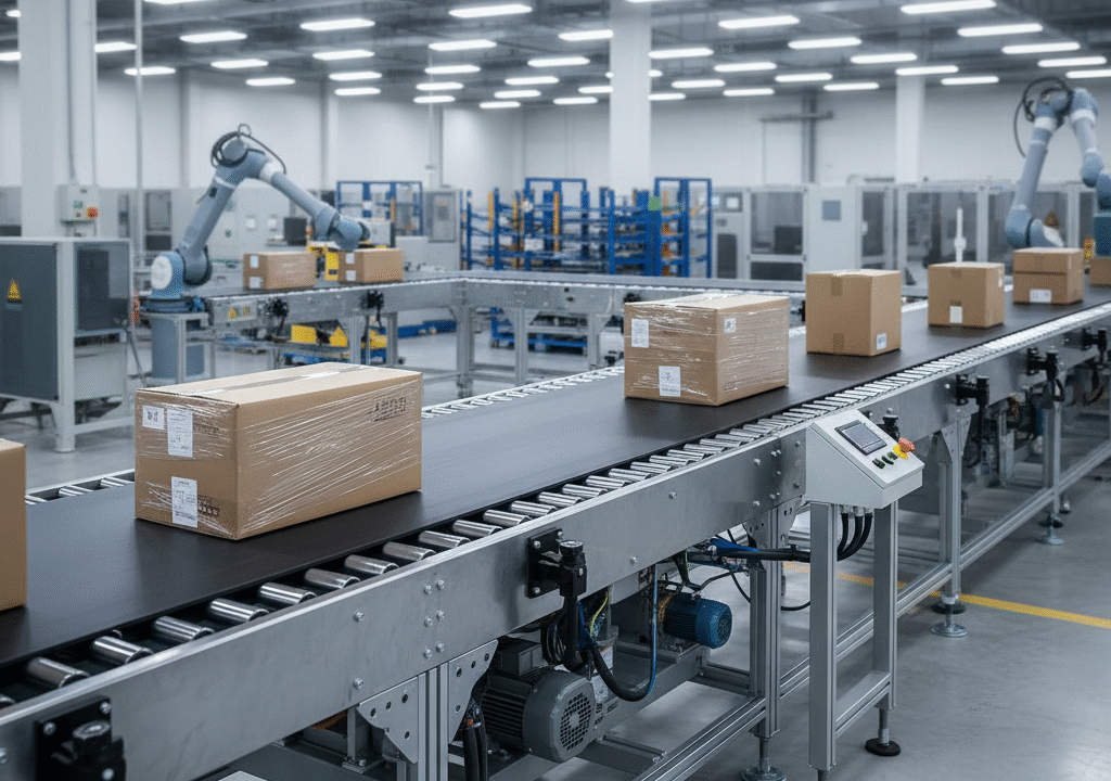 What Is a Flat Belt Conveyor? Key Advantages and Common Industrial Uses